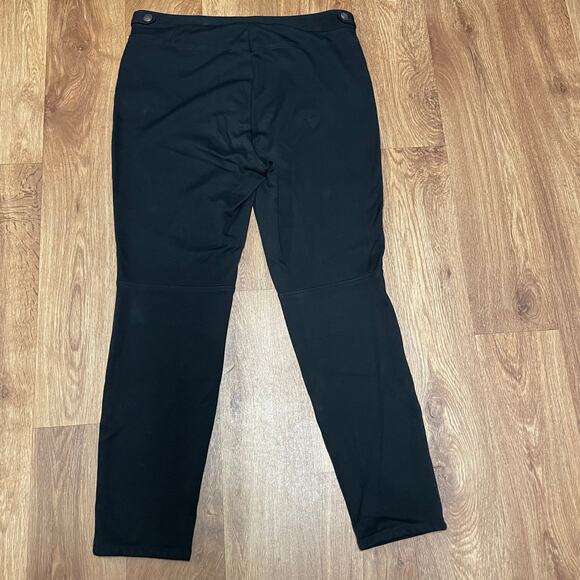 Talbots Womens Solid Black Lexington Riding Pant Size 10 Ponte Stretch Legging - Picture 2 of 10